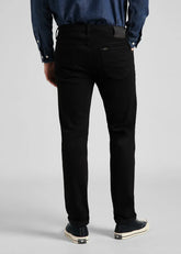 Męskie Spodnie Jeansowe Lee Rider Clean Black 112140635